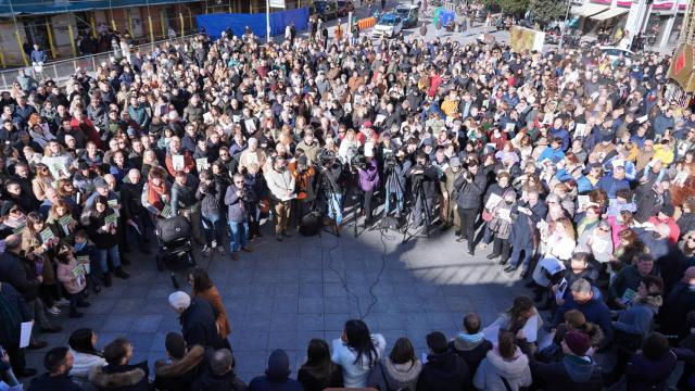 Imagen de la concentración para pedir justicia para Esther López.