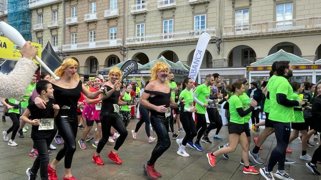 Edición pasada de la San Silvestre de A Coruña (Quincemil).