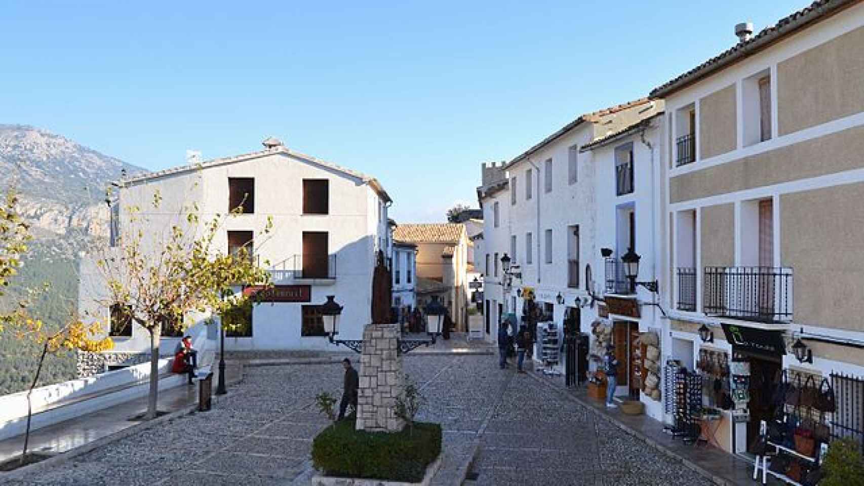 Plaza de Castell de Guadalest, en imagen de archivo.