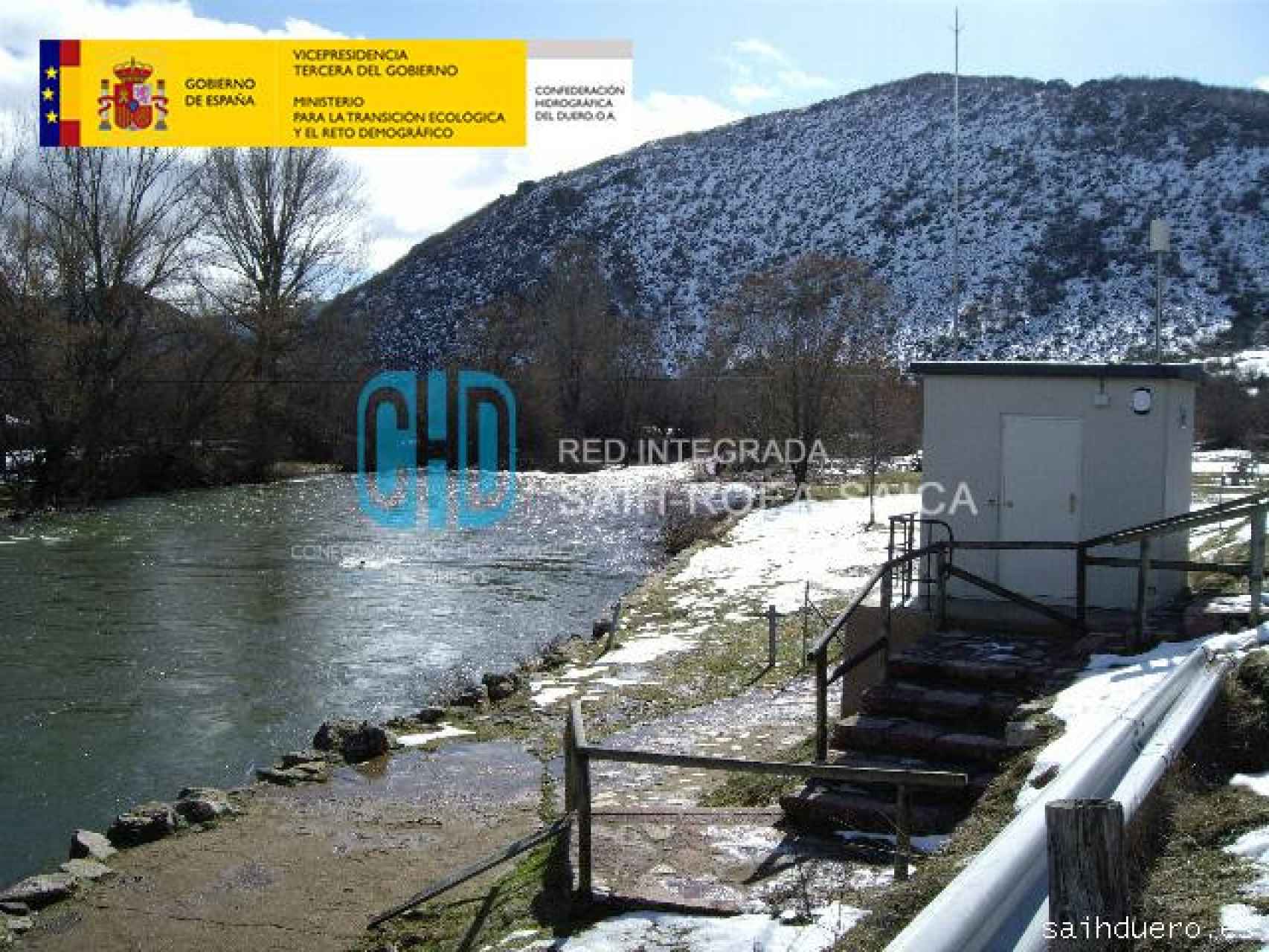 Imagen de uno de los ríos en alerta en Castilla y León.