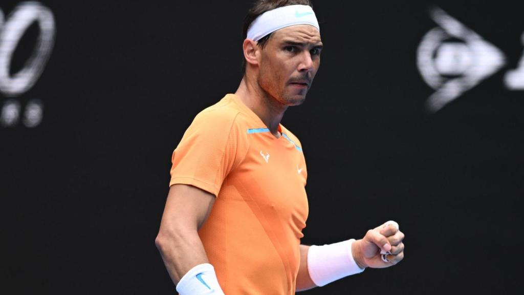 Nadal, durante el partido ante Draper.