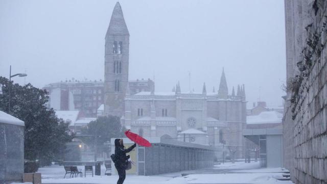 Temporal de frío, viento y nieve.