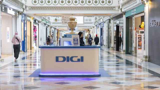 Imagen de un punto de venta de Digi en un centro comercial.