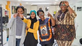 Cuatro investigadoras africanas del programa 'Ellas investigan' 2022.