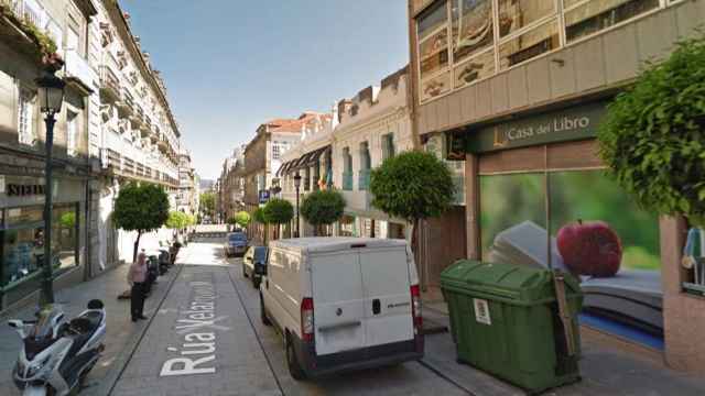 Calle Velázquez Moreno, en Vigo.