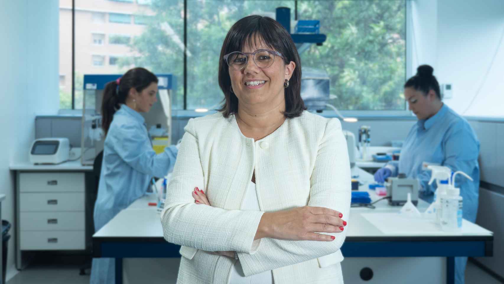 Marta Barrachina, directora general y cofundadora de ADmit Therapeutics en su sede de Esplugues de Llobregat.