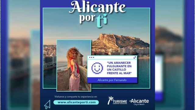 El cartel de Alicante por Ti que va a difundir la ciudad en Madrid.