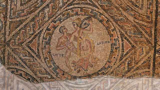 Mosaico principal de Villa Antiopa