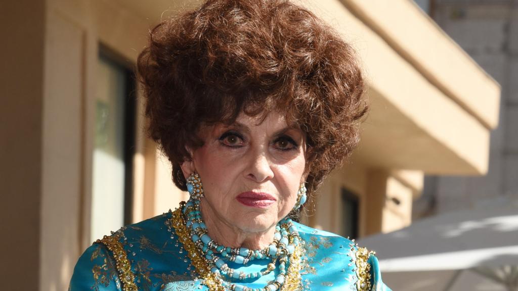 La artista Gina Lollobrigida en una imagen tomada en Los Ángeles, en febrero de 2018.