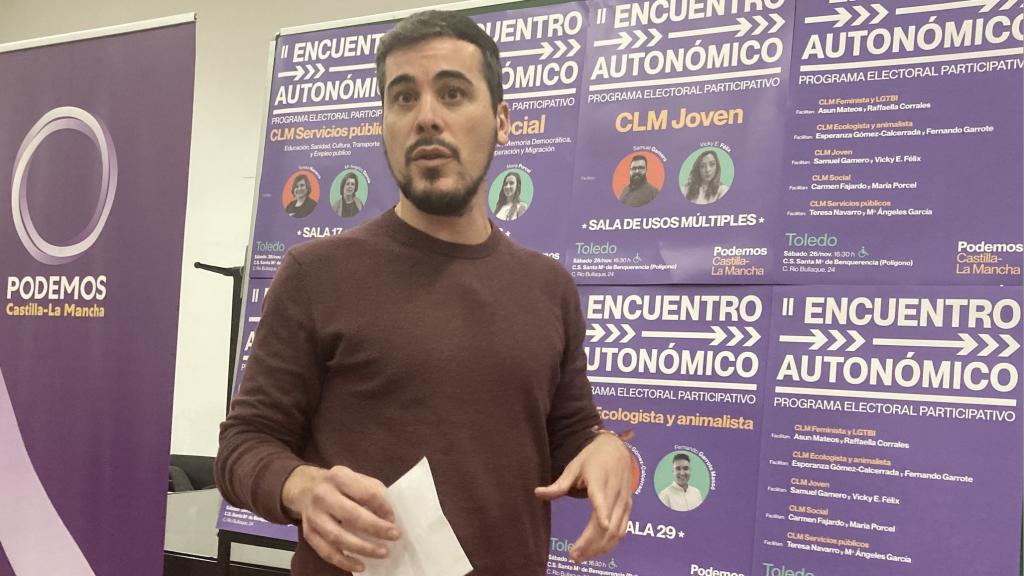 José Luis García Gascón, líder de Podemos en Castilla-La Mancha