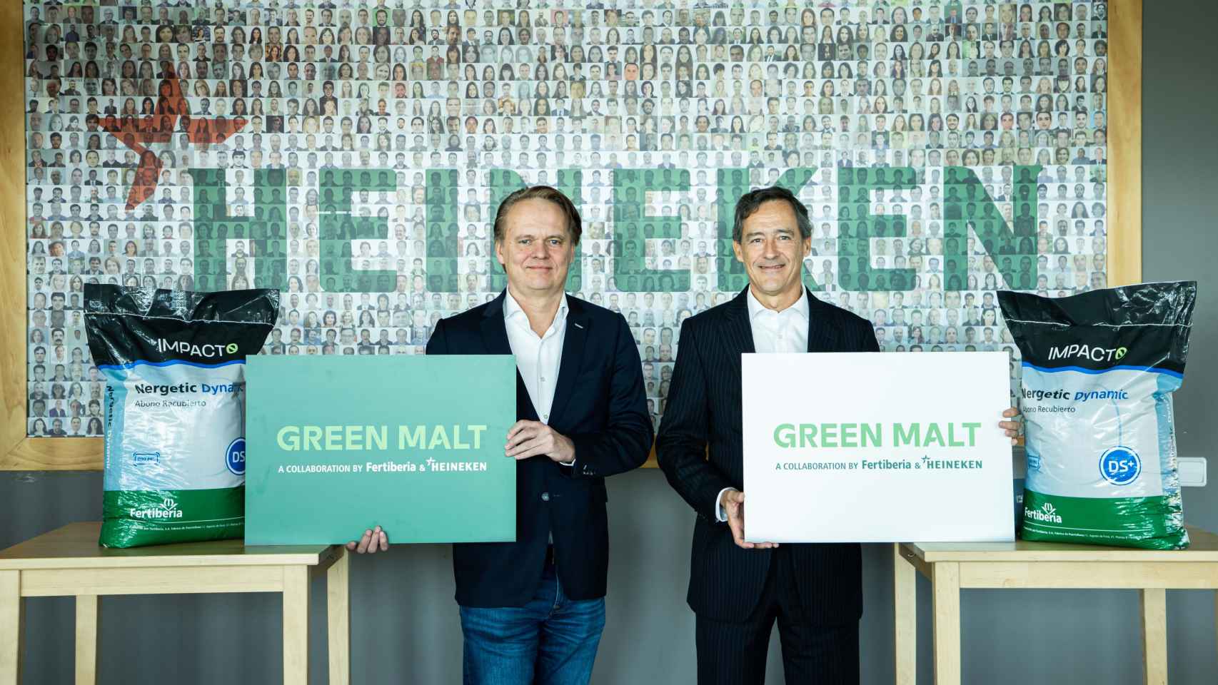 HEINEKEN España y Fertiberia firman el acuerdo 'Green Malt'