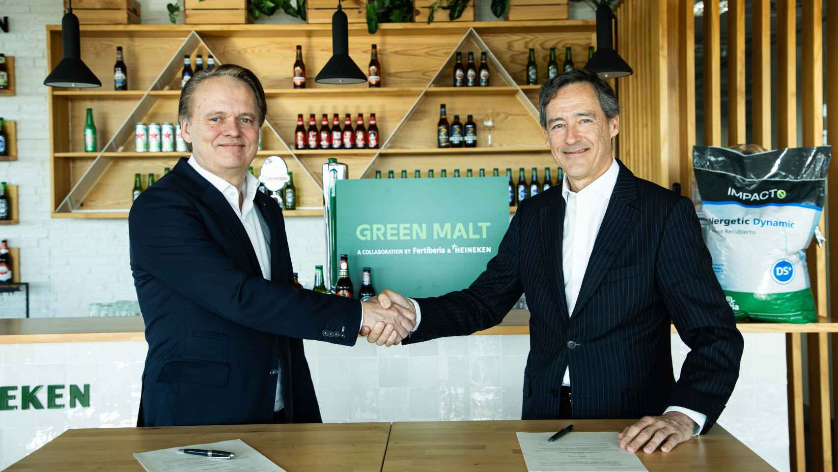 Etienne Strijp (Heineken España) y Javier Goñi (Grupo Fertiberia)