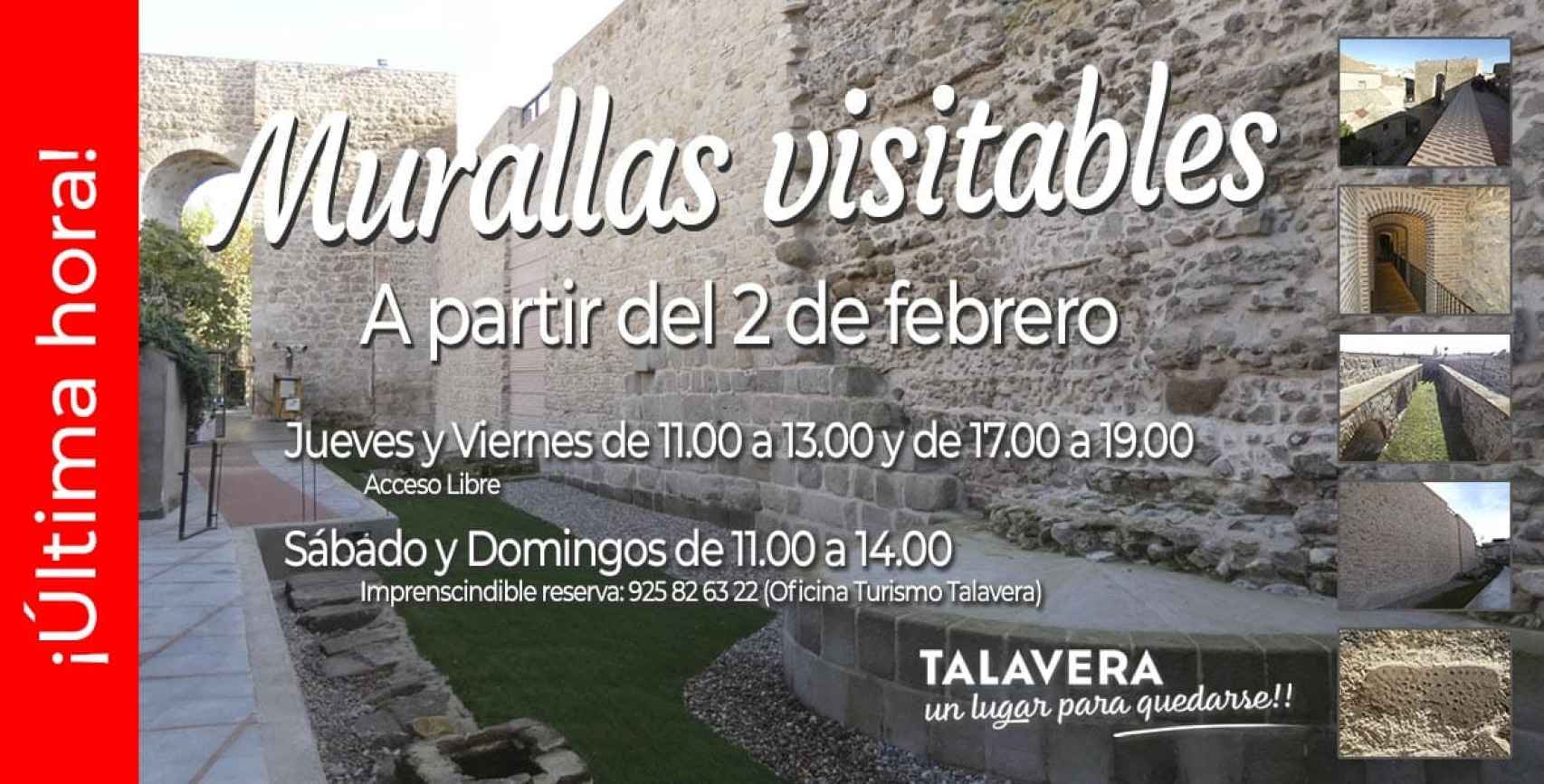 'Murallas visitables' en Talavera. Foto: Ayuntamiento de Talavera.