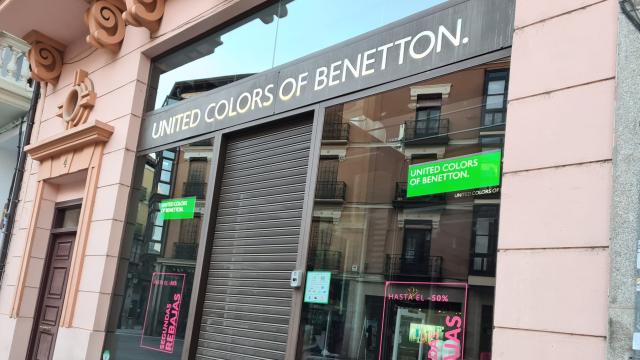 Una tienda de Benetton que ya cerró en Zamora