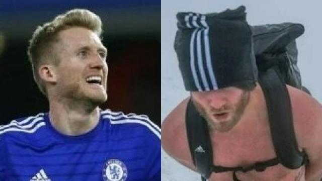 Schurrle como futbolista y en la nieve.