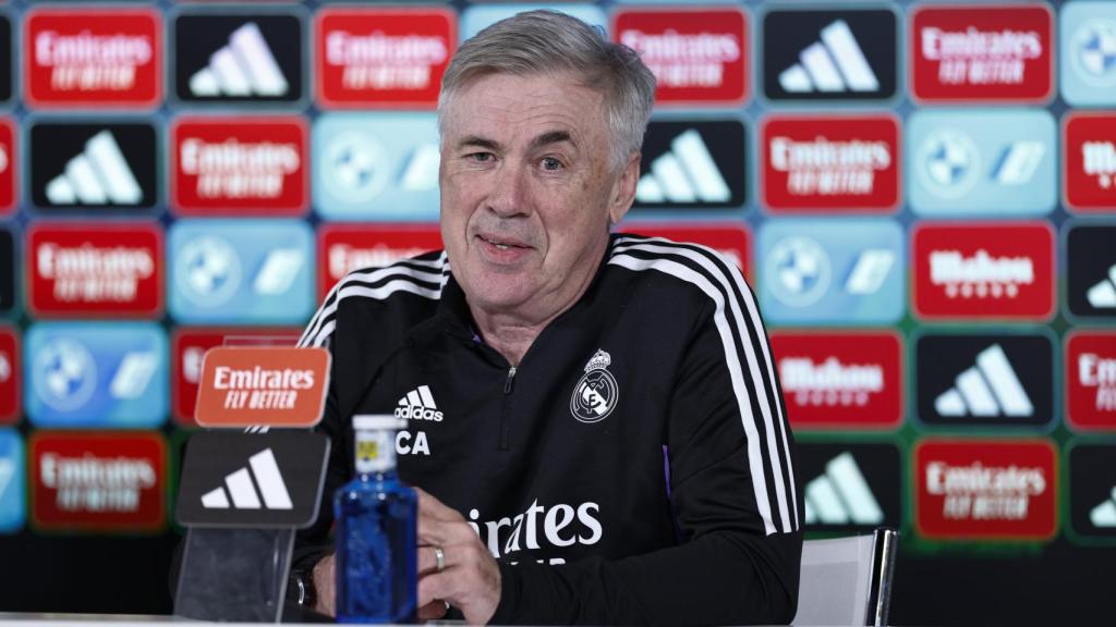 Carlo Ancelotti, en rueda de prensa