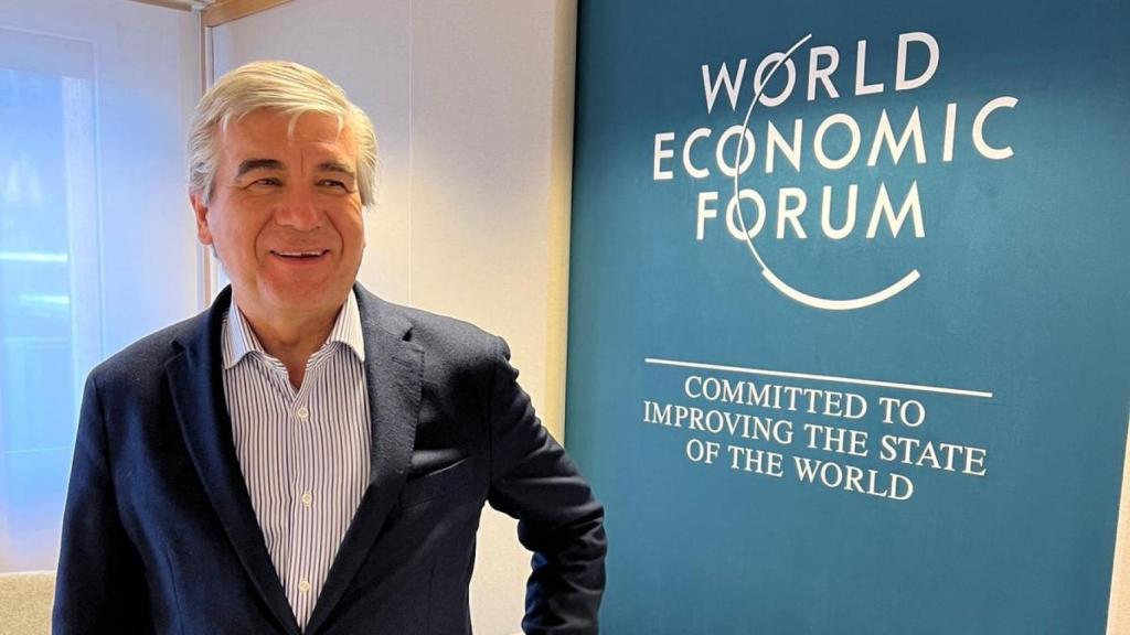 Francisco Reynés, presidente de Naturgy, en el Foro de Davos.