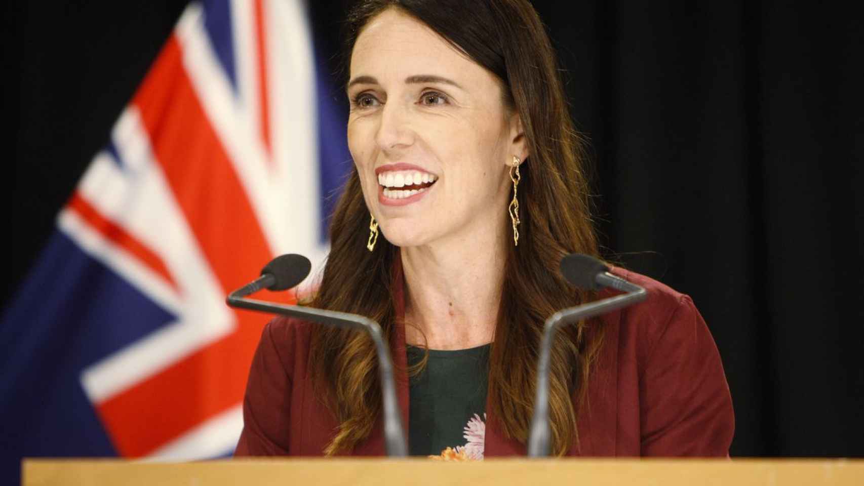 Imagen de la primera ministra de Nueva Zelanda, Jacinda Ardern