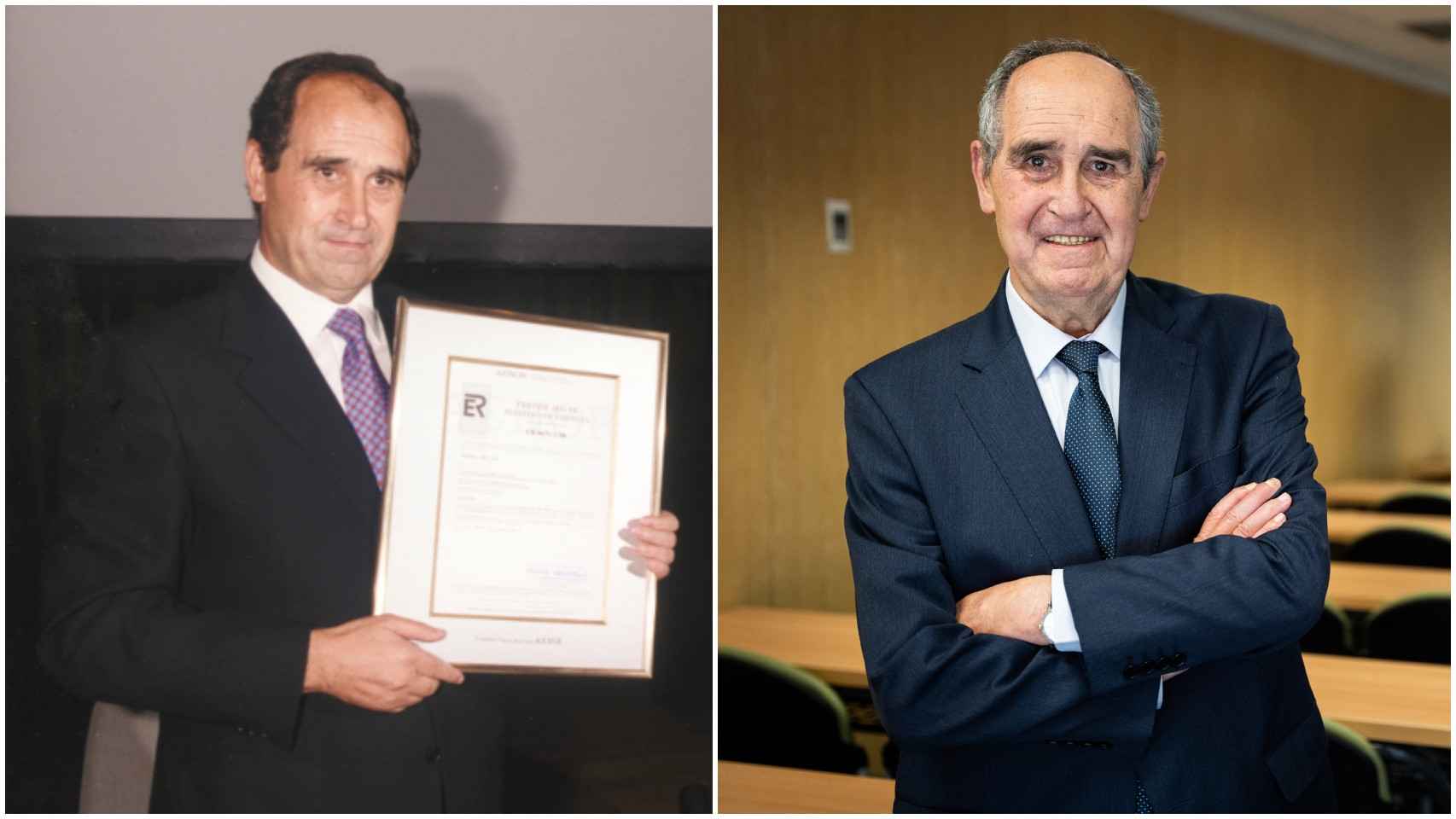 Roque de las Heras, fundador y presidente del Grupo CEF-UDIMA, en 1998 y en la actualidad.
