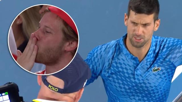 Djokovic pidió a gritos la expulsión de un aficionado en Australia