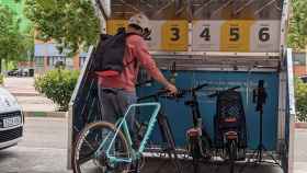 Aparcamiento seguro para bicicletas en estaciones de tren