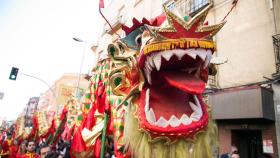 Imagen de archivo de un pasacalles del Nuevo Año Chino.