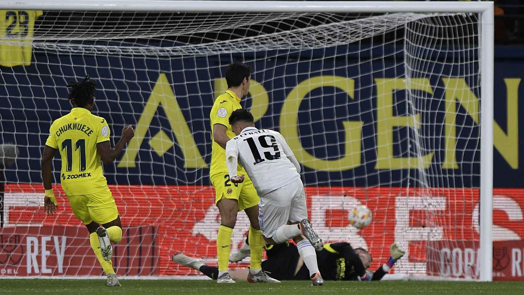 Dani Ceballos marca el gol definitivo para el Real Madrid.