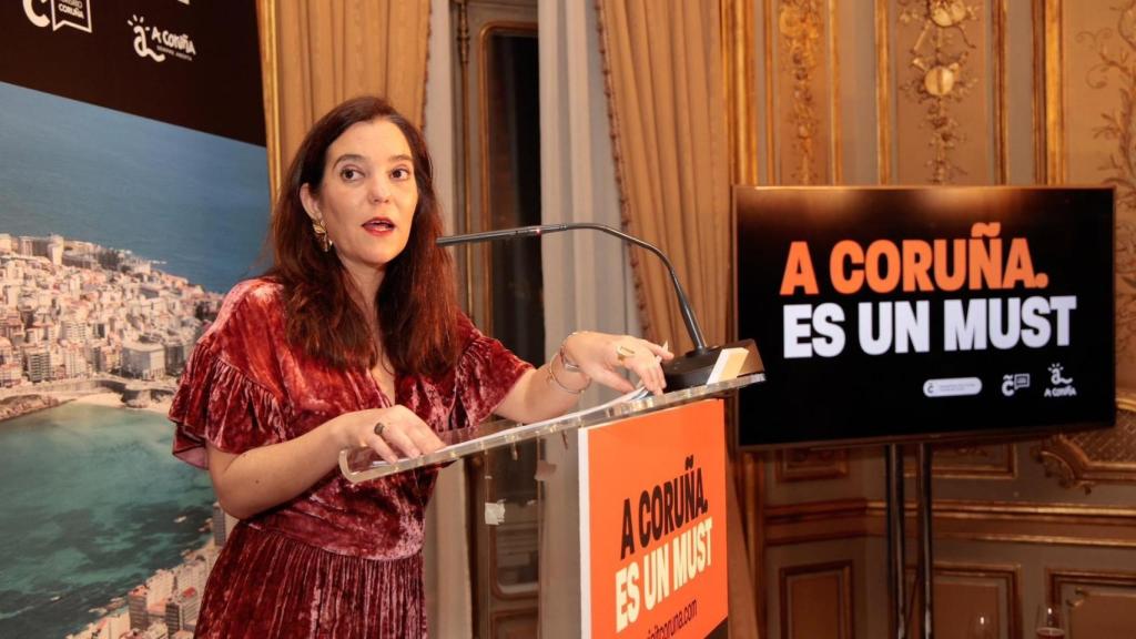 Inés Rey presenta las actividades de A Coruña en un evento previo a Fitur