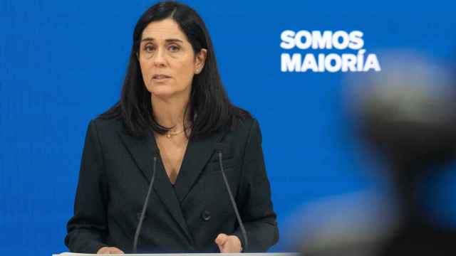 La secretaria general del PPdeG, Paula Prado, en rueda de prensa en una foto de archivo.