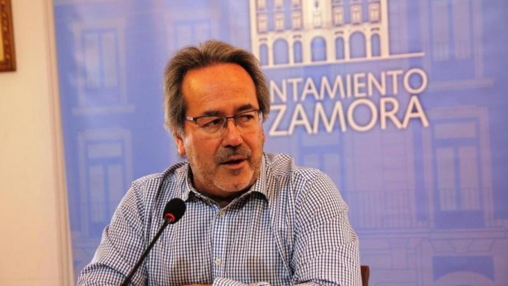 El regidor de Zamora de IU, Francisco Guarido.