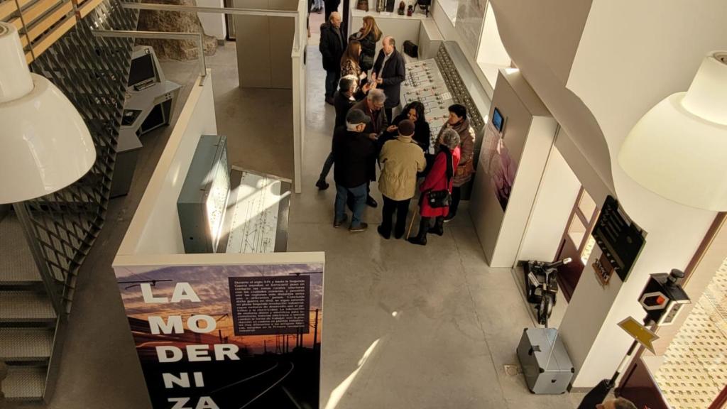 Inauguración del Museo del Ferrocarril en Venta de Baños