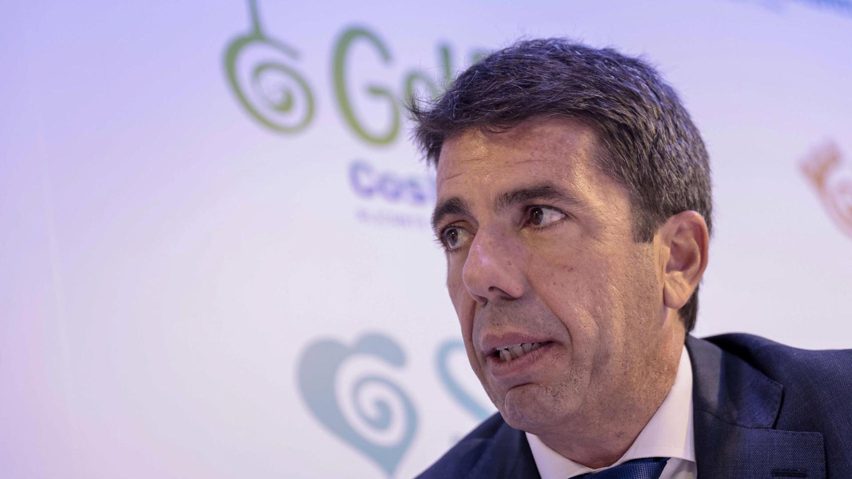 El presidente del PPCV y de la Diputación de Alicante, Carlos Mazón, en Fitur 2023.