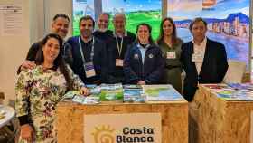 Representantes de la  la Asociación de Campos de Golf de la Costa Blanca y Comunidad Valenciana en Matka (Helsinki),