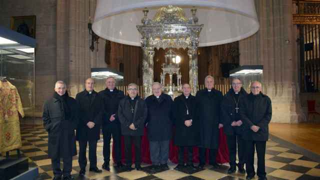 Nueve de los 10 obispos de Castilla y León.