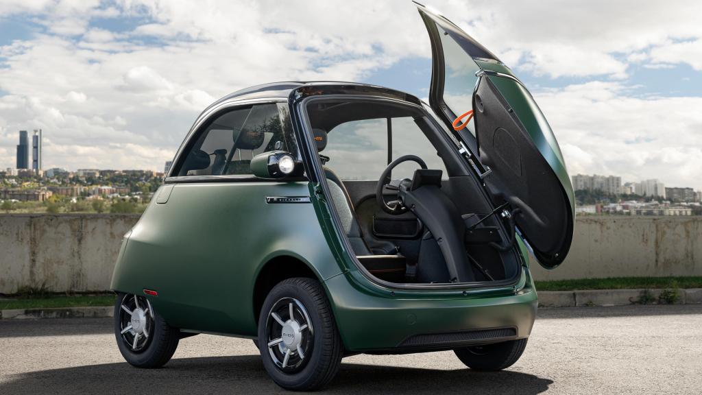 El Microlino Astara se inspira en el mítico Isetta de los años 50.