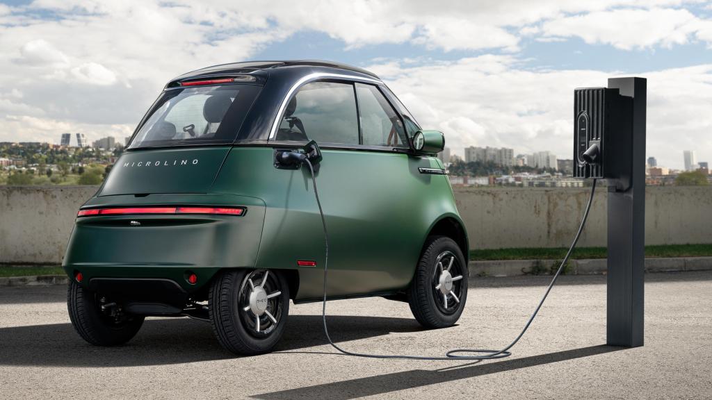 El Microlino podrá tener una autonomía de hasta 230 kilómetros con la batería de 14 kWh.