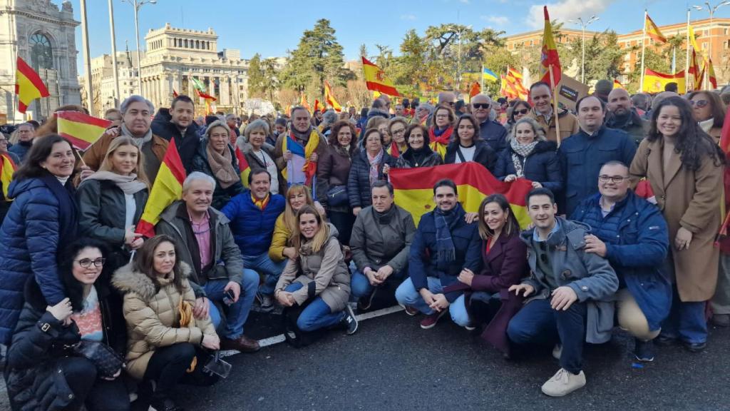 El PP CLM acude a la manifestación de Cibeles: Basta ya a la deriva autoritaria de Sánchez