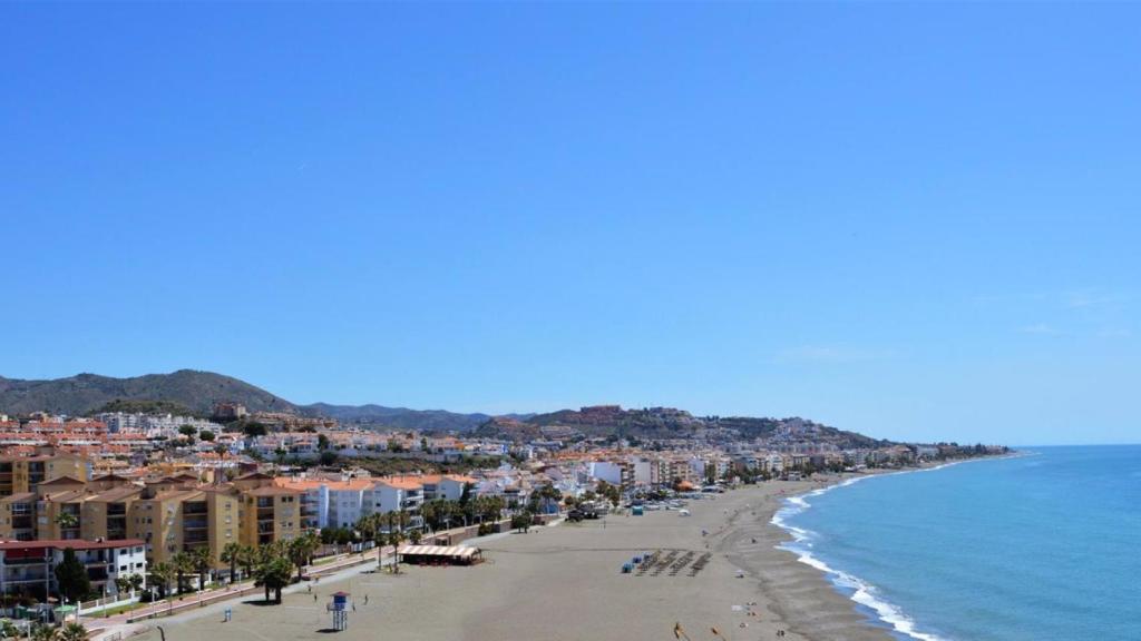 Imagen del litoral de Rincón de la Victoria, en Málaga.