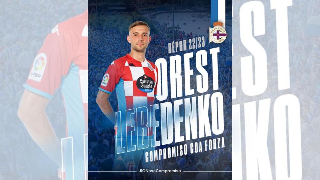 Orest Lebedenko es nuevo jugador del Deportivo