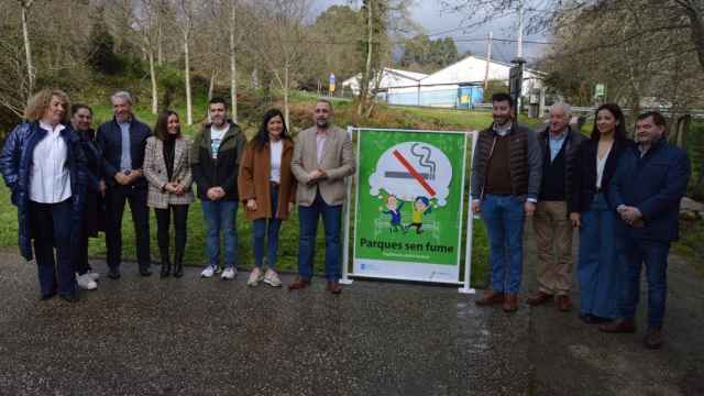 Presentación del nuevo parque sin humo de Mos (Pontevedra).