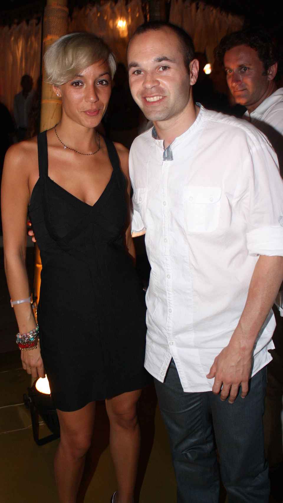 Iniesta junto a su por entonces novia, Anna, en una imagen tomada en 2010.
