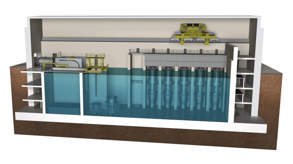 Planta nuclear de 6 módulos