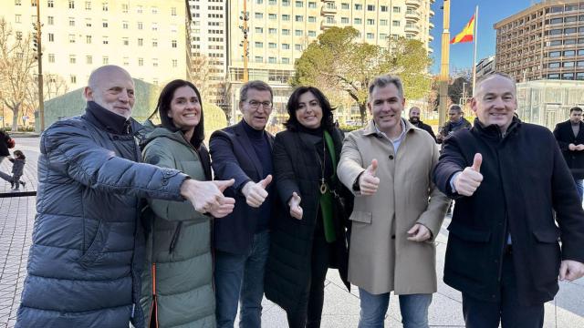 Candidatos provinciales del PPdeG en Madrid.