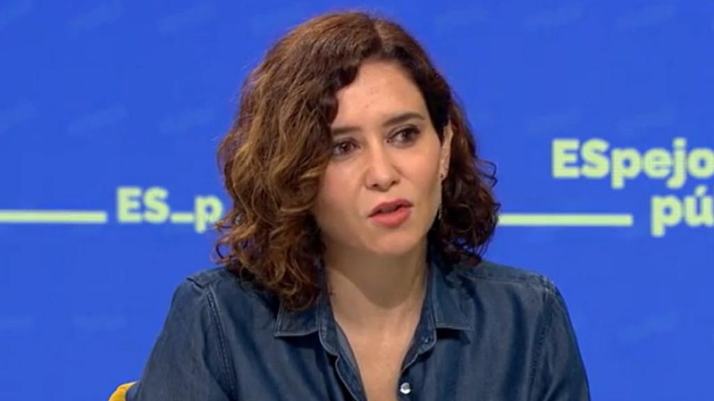 La presidente de la Comunidad de Madrid, Isabel Díaz Ayuso, este lunes en Antena 3.
