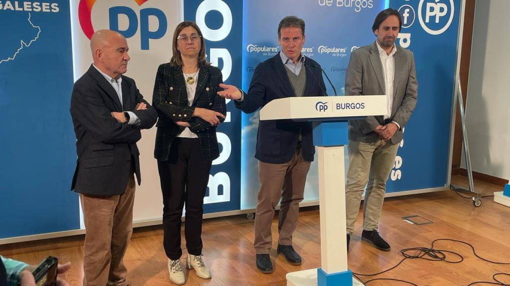 Presentación de los candidatos del PP en Aranda de Duero y Miranda de Ebro