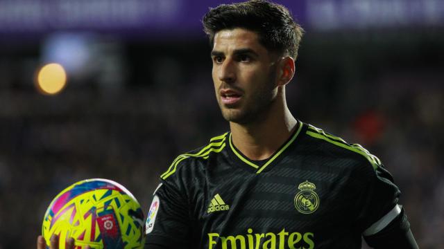 Marco Asensio, en un partido del Real Madrid de la temporada 2022/2023