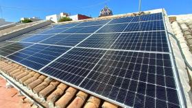 Instalación de placas solares de Sunalizer.