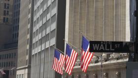 Fachada de la Bolsa de Nueva York en Wall Street.