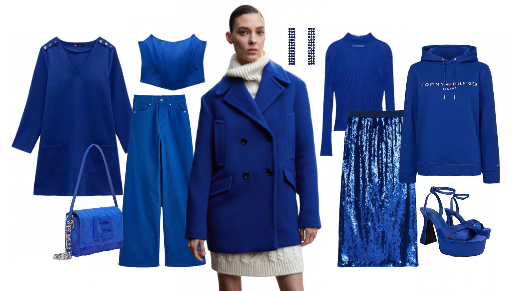 Azul Klein: Electrifica tu armario con estas prendas rebajadas
