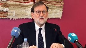 El ex presidente del Gobierno, Mariano Rajoy, en la celebración de San Raimundo de Peñafor
